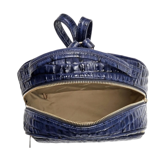 Brahmin Chelcy Ink Leontyne Genuine Leather Backpack - Picture 5 of 7